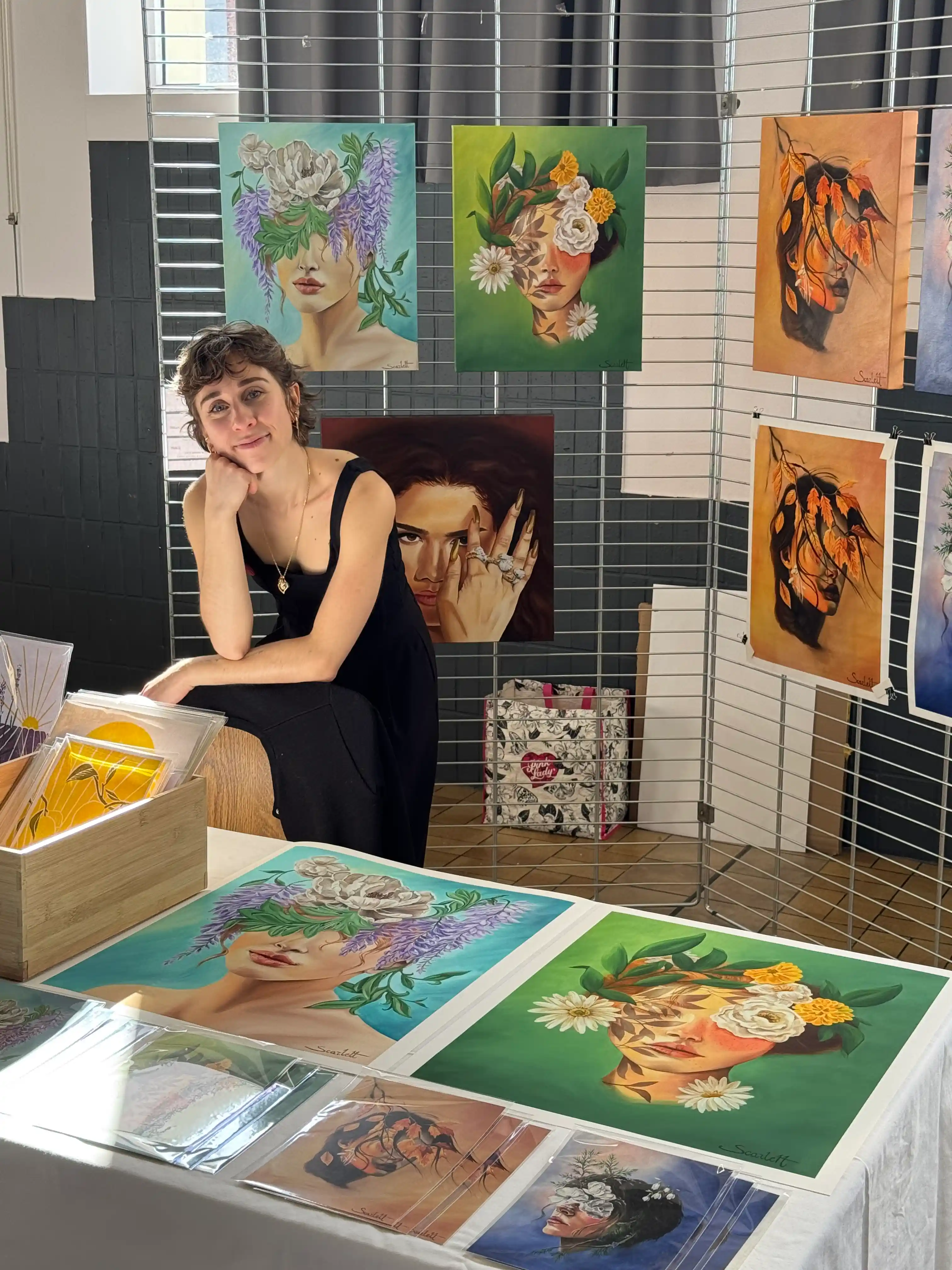 Emma De Noni - Peintre portraitiste dans son atelier